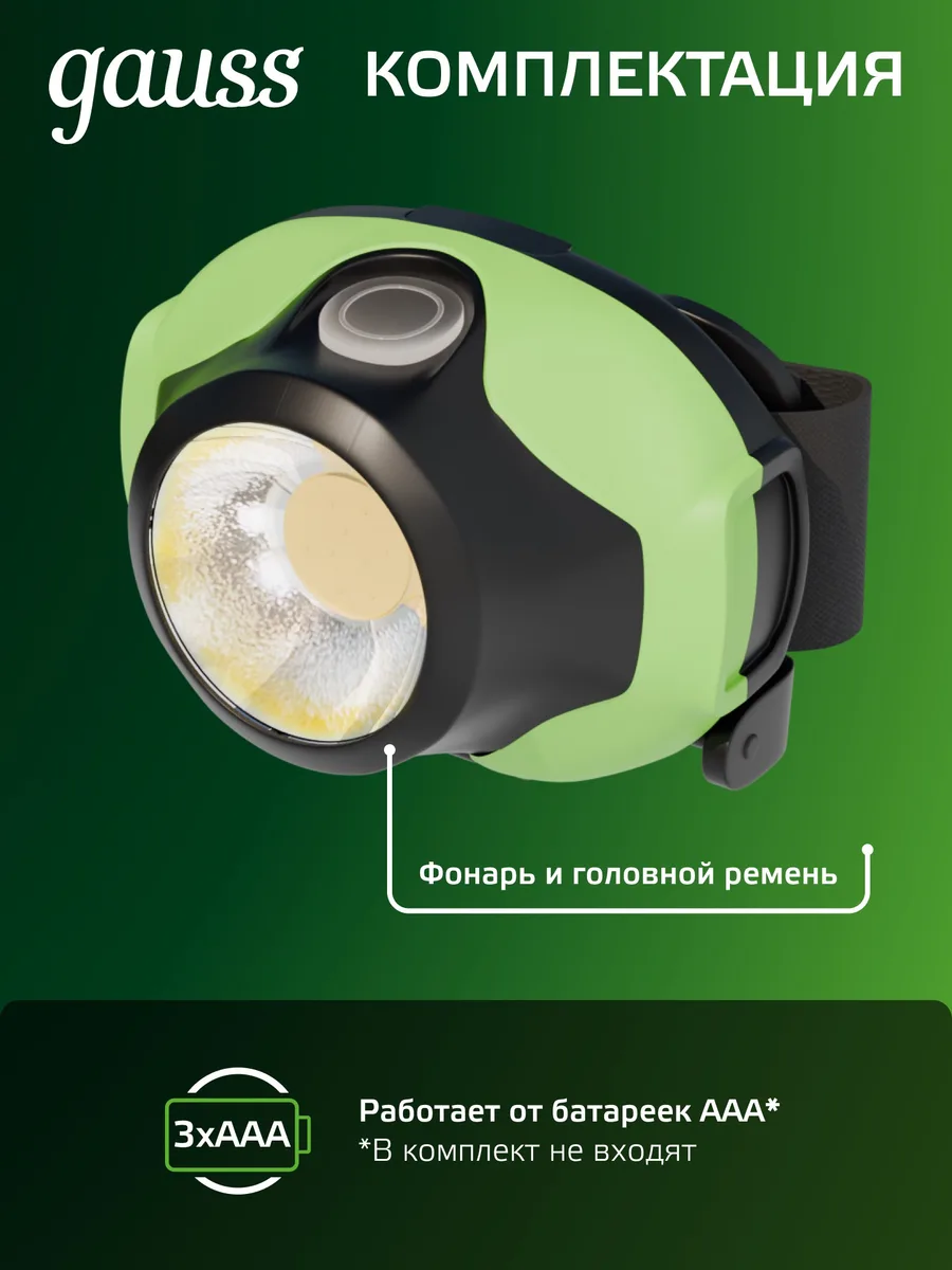 Фонарь Gauss GFL302 — фото 9 из 9
