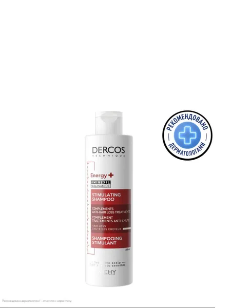 Фото товара Шампунь Dercos Energy Aminexil Niacinamide Stimulating Shampoo