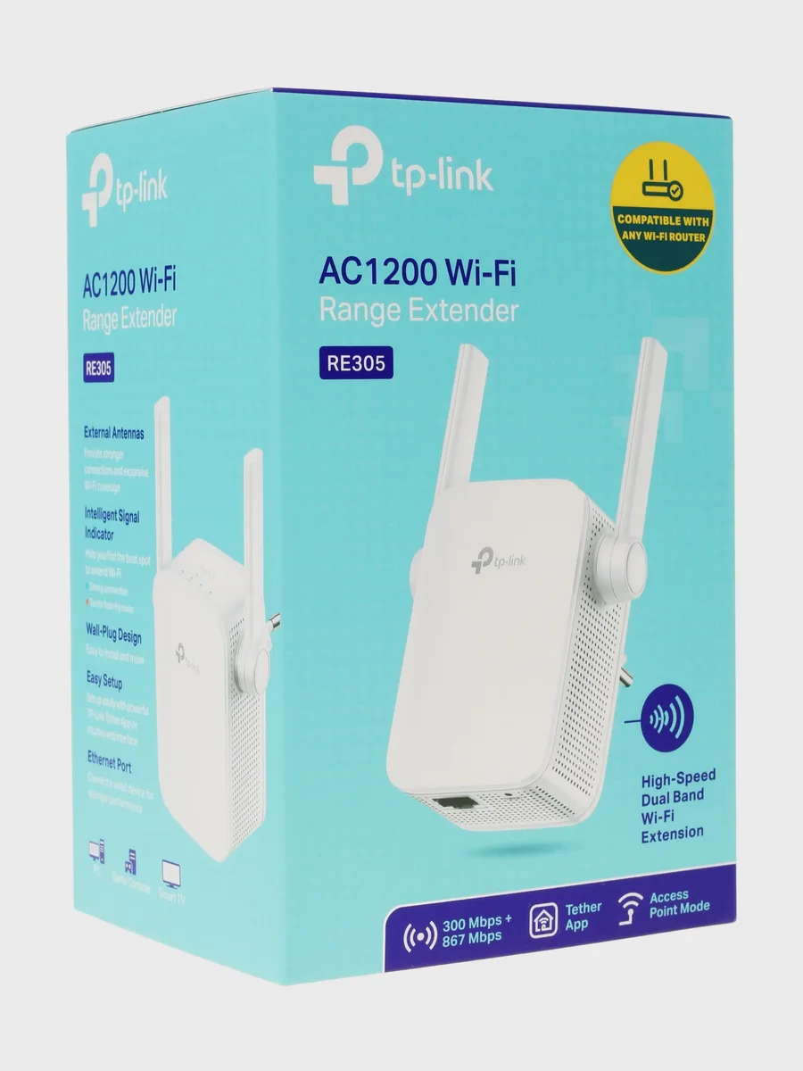 Усилитель беспроводного сигнала TP-LINK RE305 — фото 11 из 11