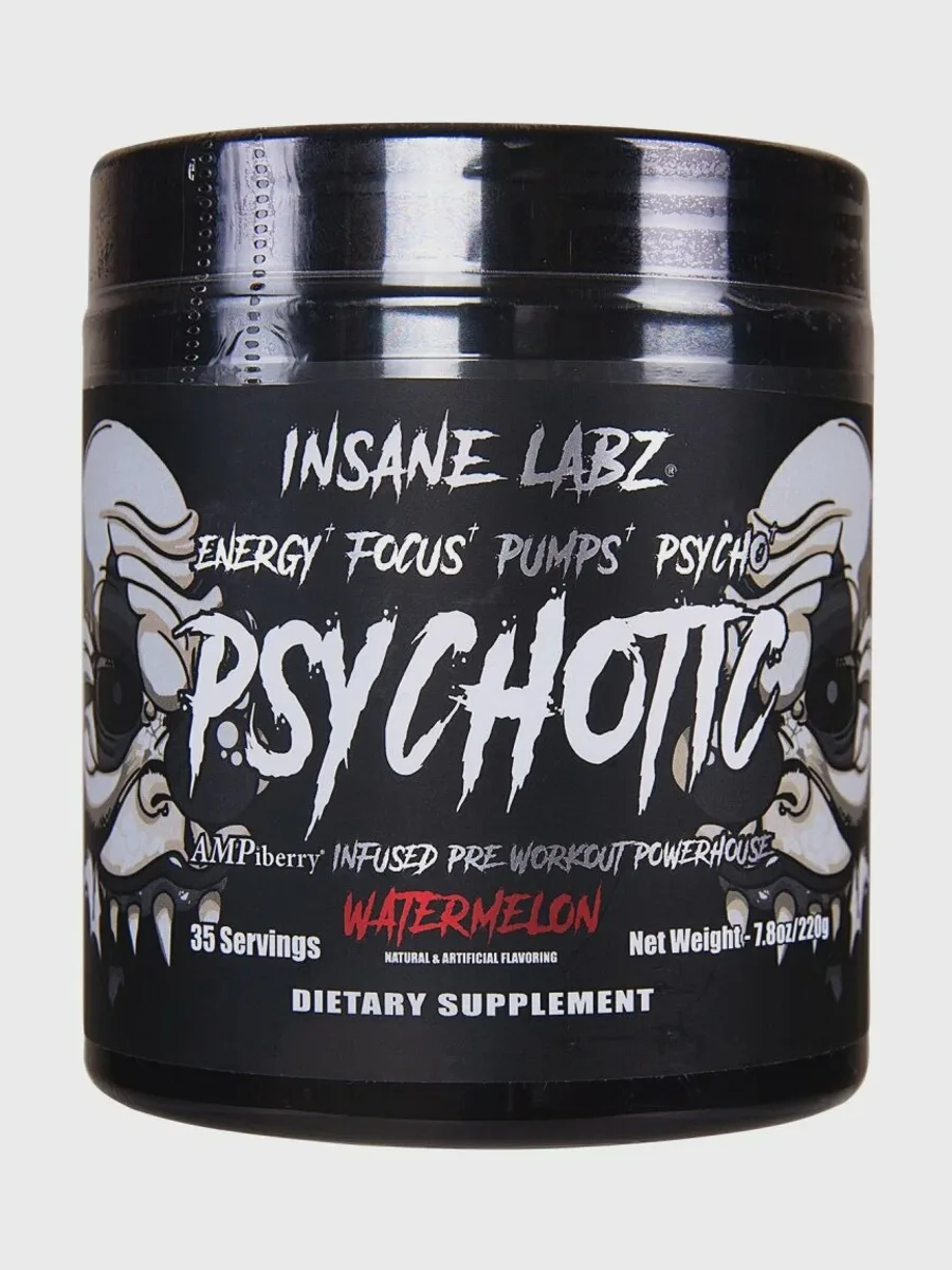 Предтренировочный комплекс Insane Labz Psychotic Black 35 порций — фото 1 из 2
