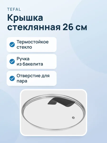Фото товара Крышка Tefal Maestro 04198726 26 см
