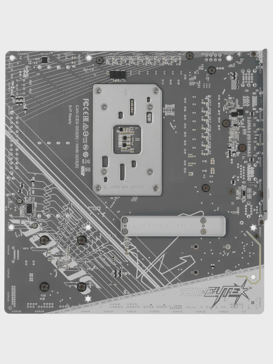 Материнская плата GIGABYTE X870M AORUS ELITE WIFI7 ICE, AM5, Micro-ATX — фото 4 из 11