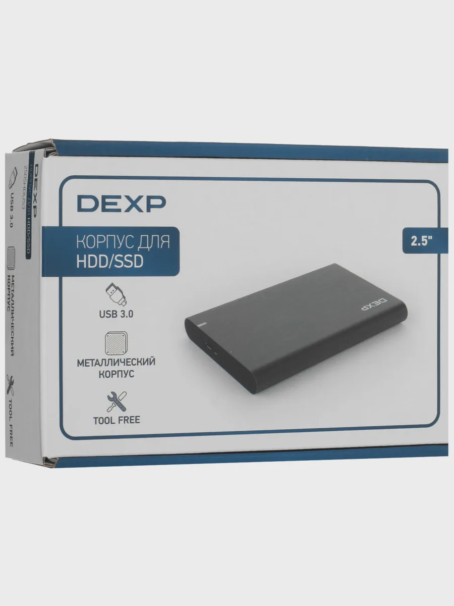 2.5" Внешний бокс DEXP 2505HDUS3 USB 3.0 Type-A — фото 7 из 7