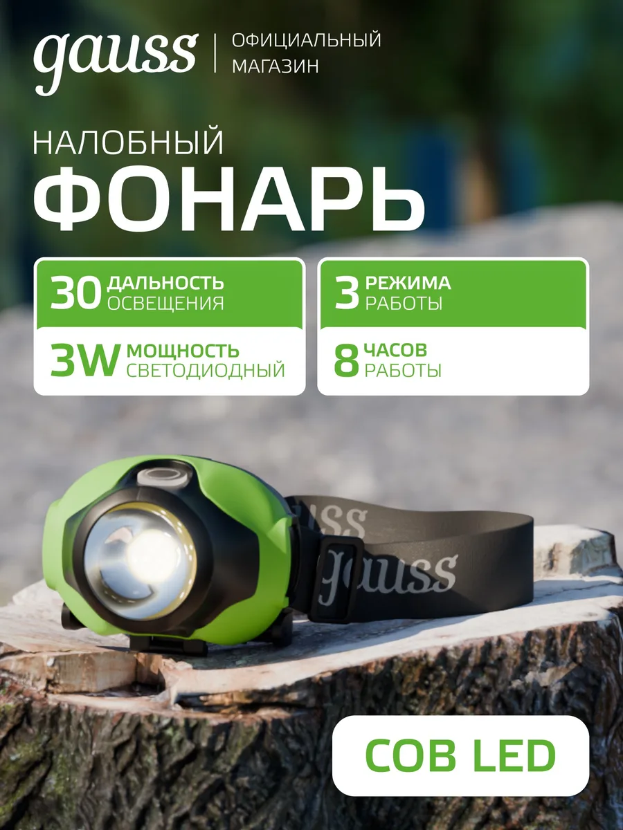 Фонарь Gauss GFL302 — фото 4 из 9