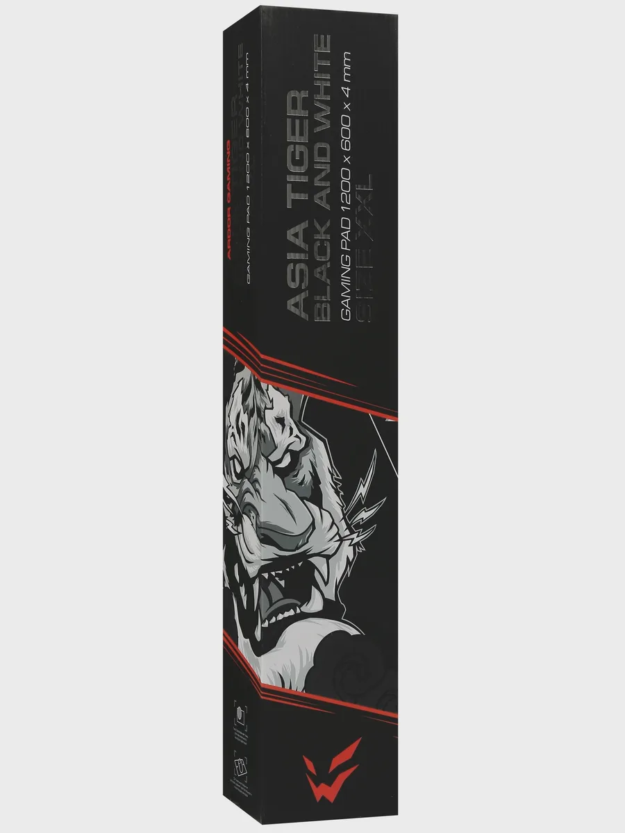 Коврик ARDOR GAMING GM-XXL Asia Tiger Black and White (2XL) — фото 6 из 7