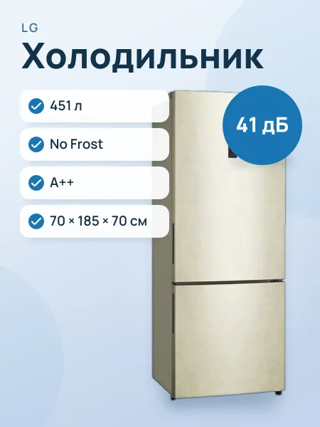 Фото товара Холодильник LG GC-B569PECM