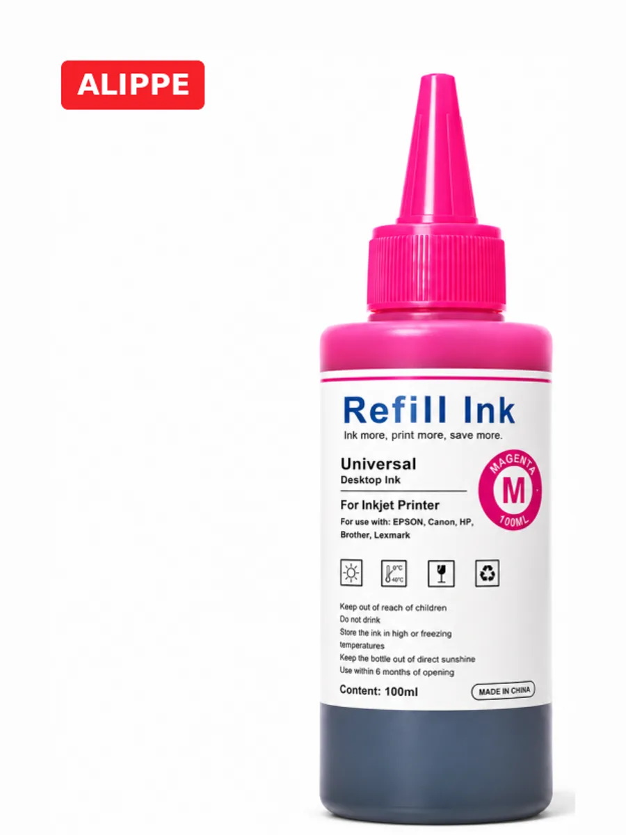 Краска для принтера Красный/Magenta 100мл REFILL INK — фото 2 из 3