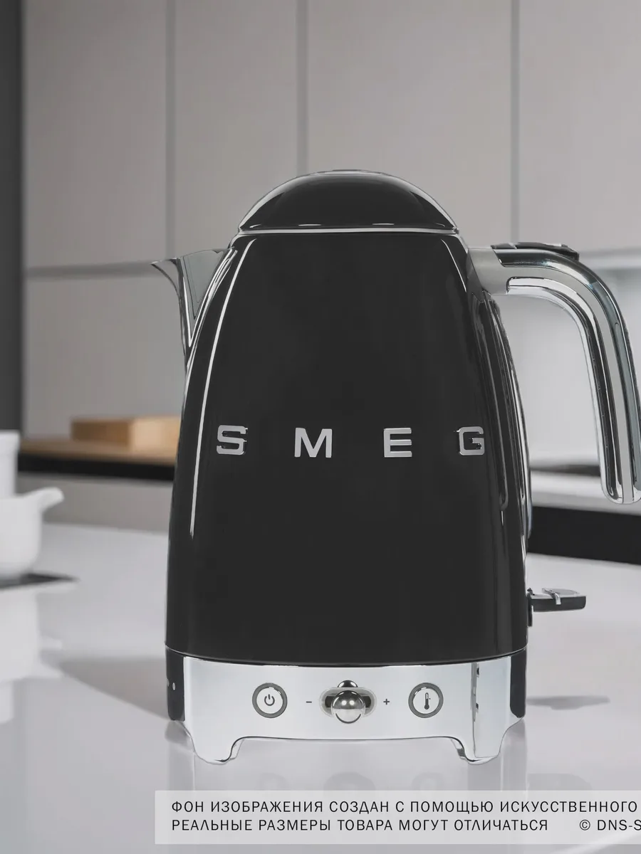 Электрочайник Smeg KLF04BLEU, черный, 1.7 л, 2400 Вт — фото 11 из 11