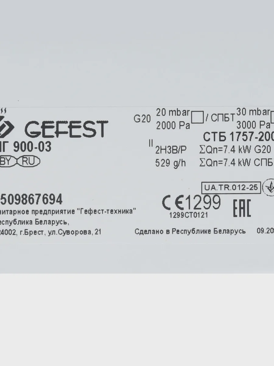 Газовая плитка Gefest ПГ 900-03 — фото 6 из 11
