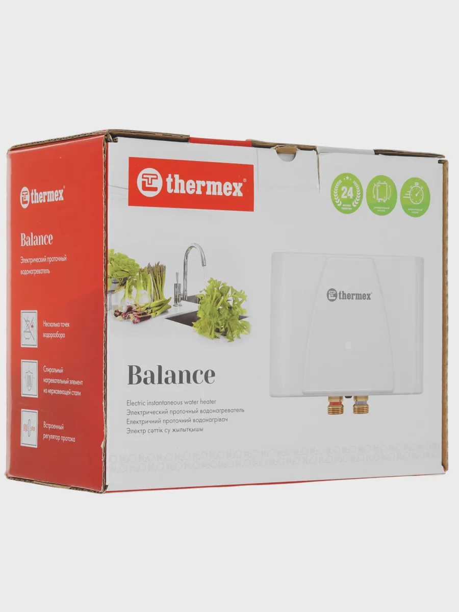 Проточный водонагреватель электрический Thermex Balance 6000 — фото 9 из 11