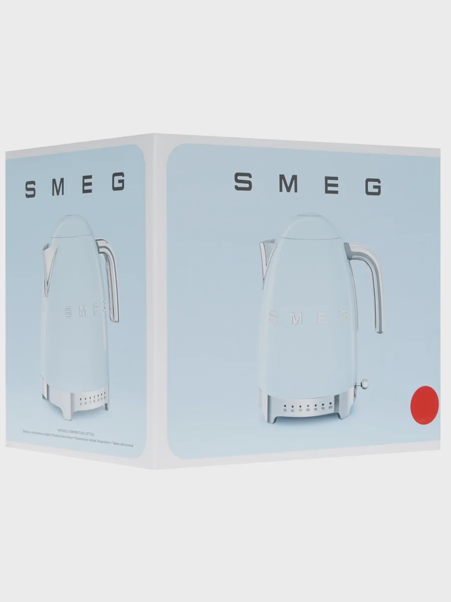 Электрочайник Smeg KLF04RDEU, красный, 1.7 л, 2400 Вт — фото 7 из 11