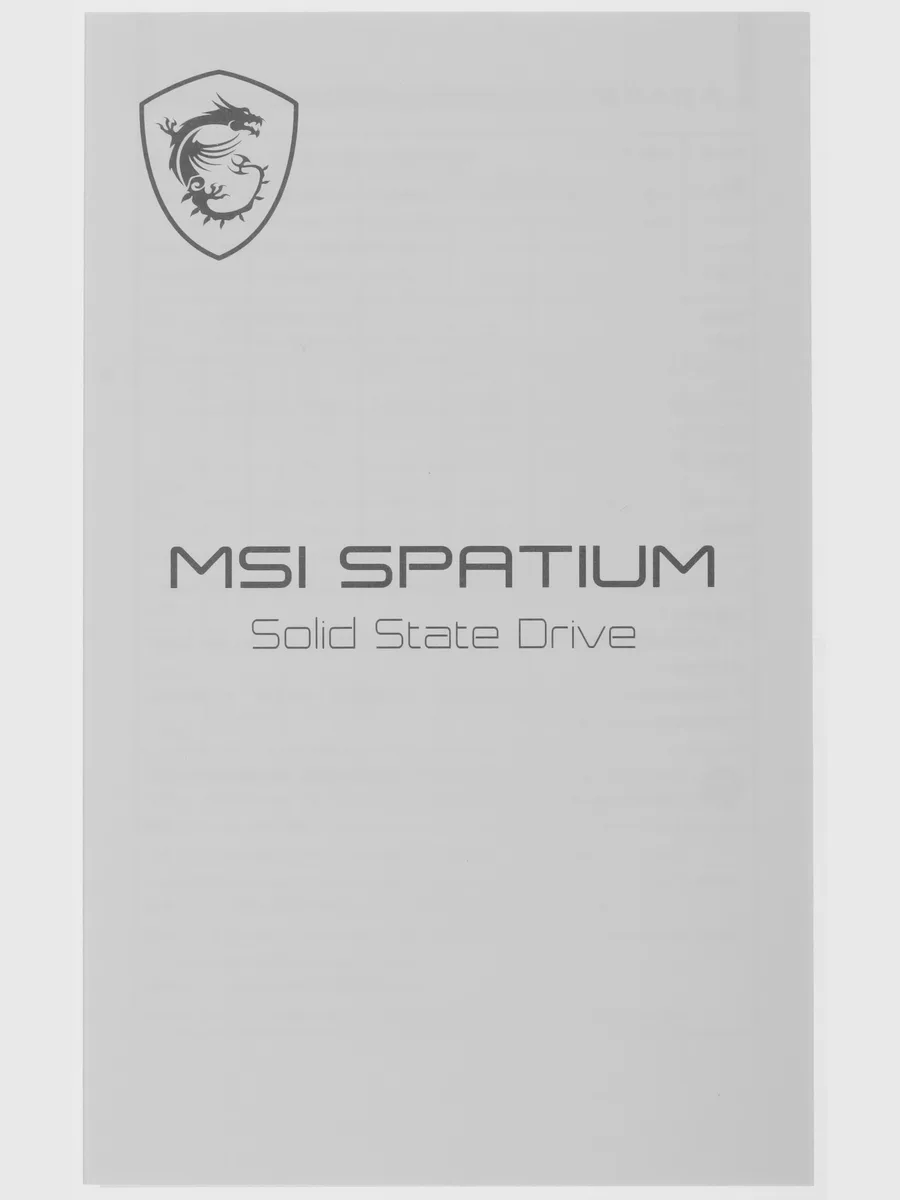 SSD M.2 накопитель MSI SPATIUM M450 V1 [S78-440K380-P83] — фото 9 из 11