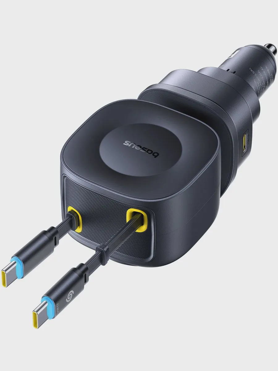 Автомобильное зарядное устройство Baseus PrimeTrip VR2 Max, 100 Вт, USB Type-C — фото 3 из 7