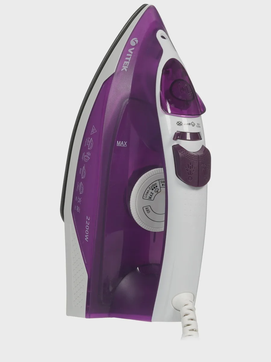 Утюг Vitek VT-8308 VT фиолетовый — фото 2 из 9