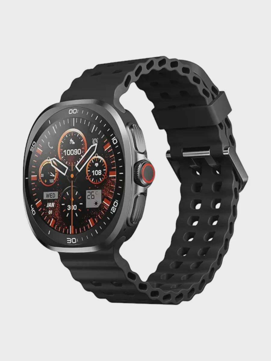 Смарт-часы Tecno Watch Neo, оранжевый ремешок — фото 3 из 11