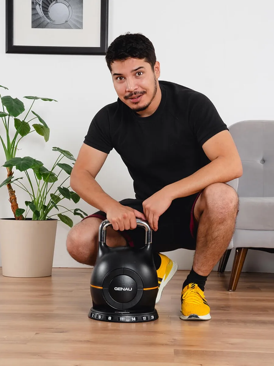 Гиря регулируемая 20 кг Genau Best Kettlebell — фото 9 из 9