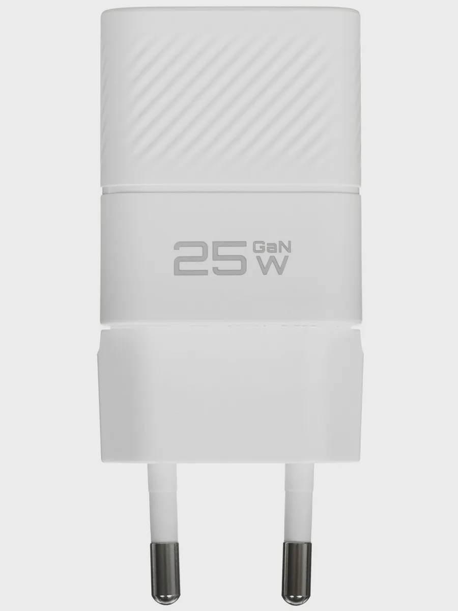 Сетевое зарядное устройство KEYRON K25ACQCPDGaNW 3 А 25 Вт без кабеля — фото 5 из 9