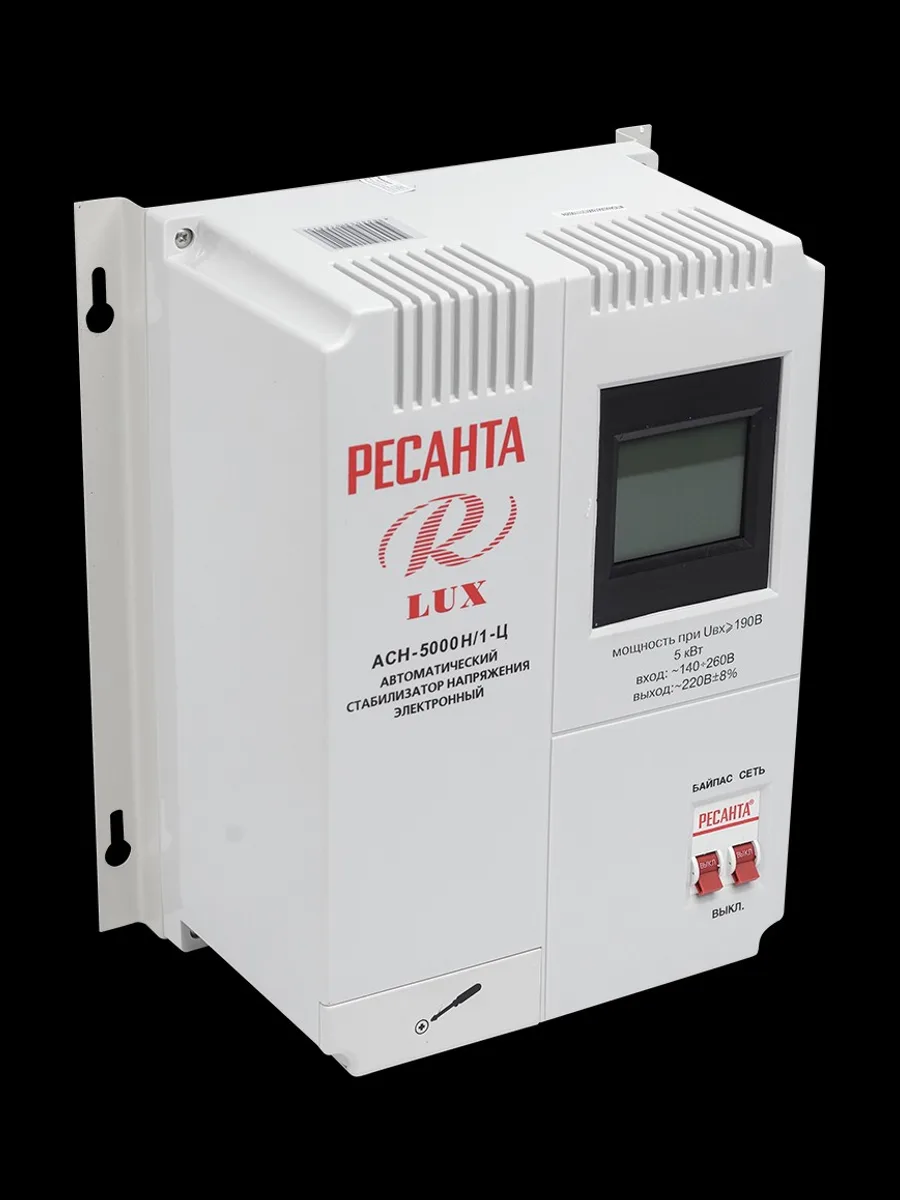 Стабилизатор напряжения Ресанта АСН-5000H/1-Ц Lux, 5 кВт — фото 11 из 11