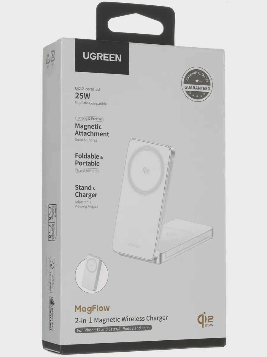 Беспроводное зарядное устройство Ugreen W756 — фото 10 из 11