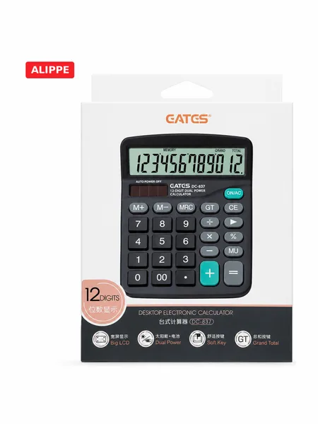 Фото товара Калькулятор Gates DC-837 12-ти разрядный маленький 11,5см*14см