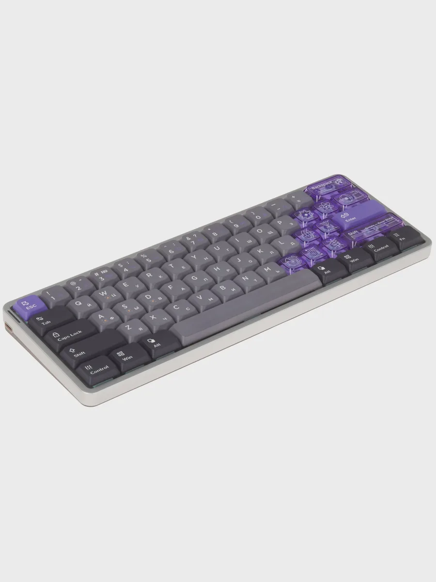 Клавиатура NuPhy Air60 HE, USB Type-A, серый — фото 4 из 11