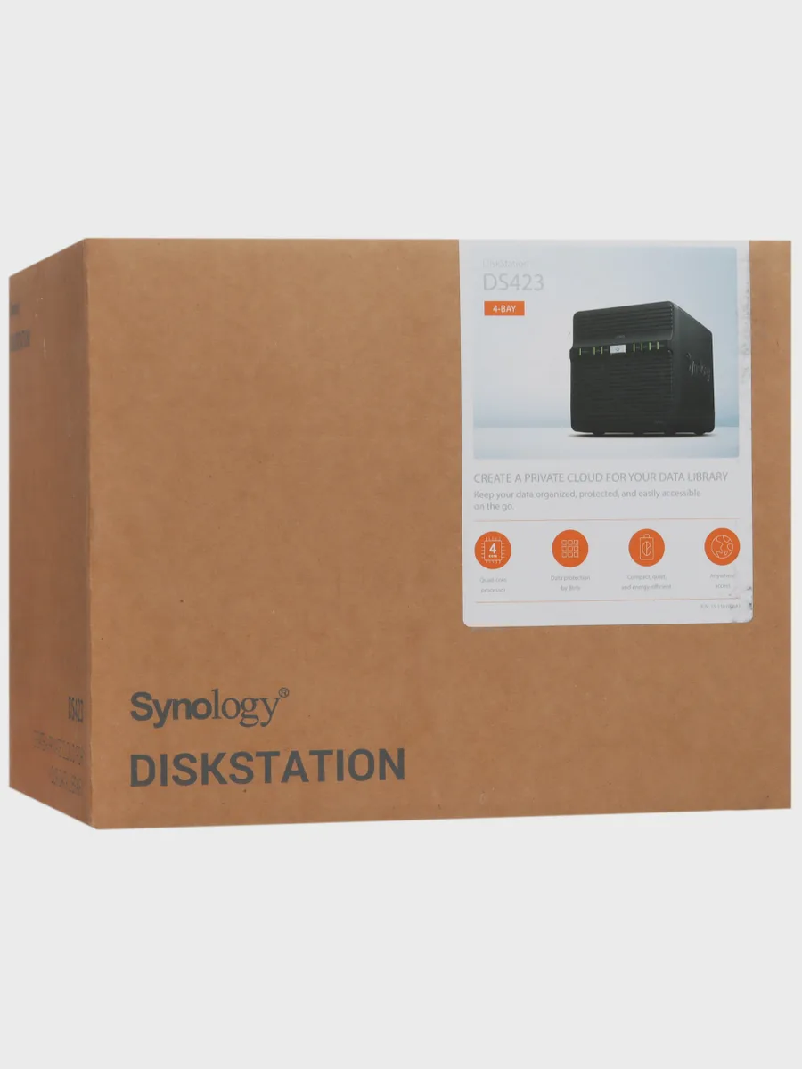 Сетевое хранилище Synology DiskStation DS423, 4 отсека — фото 8 из 8