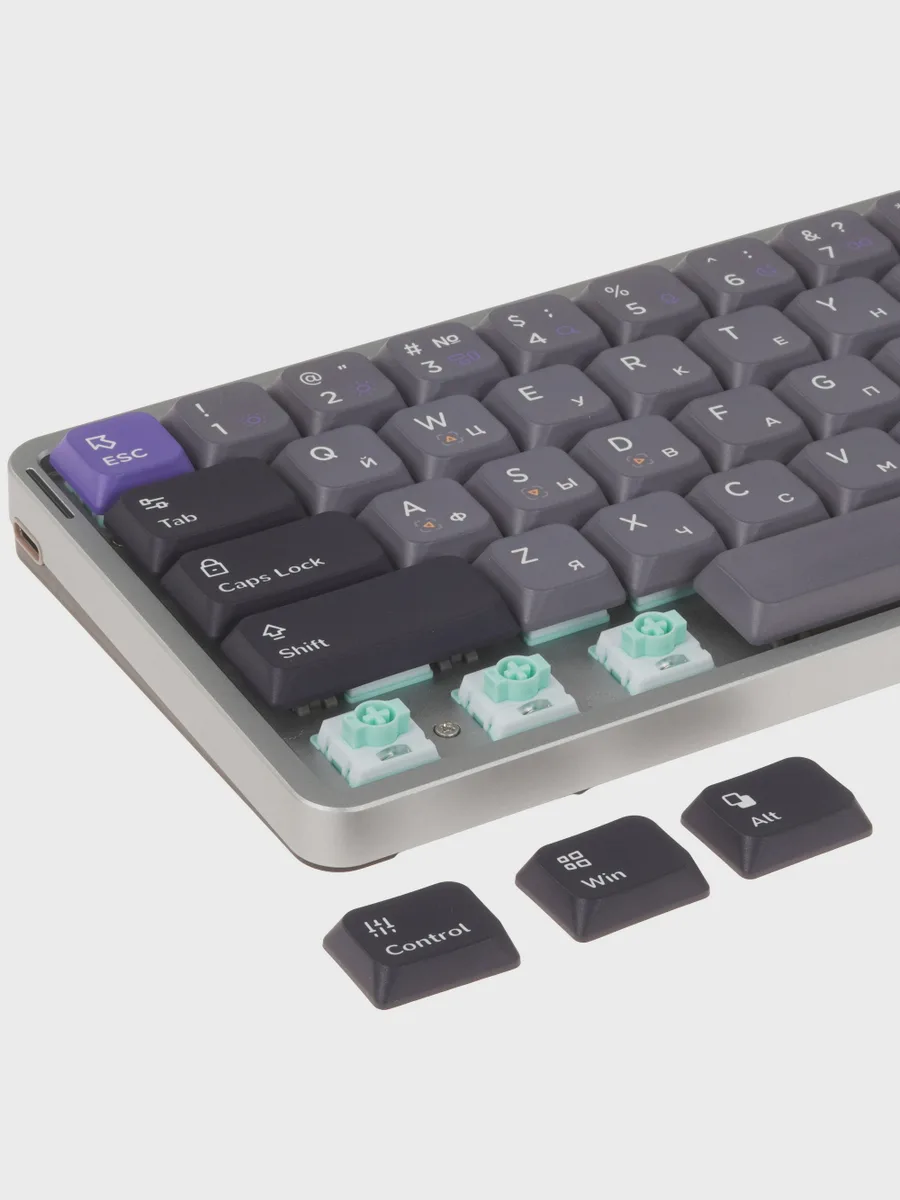 Клавиатура NuPhy Air60 HE, USB Type-A, серый — фото 6 из 11
