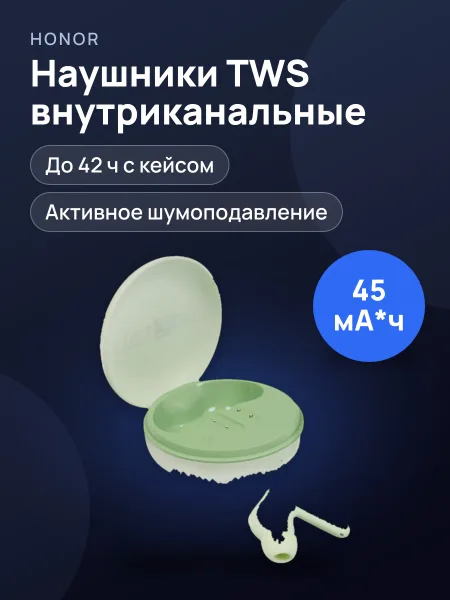 Фото товара Наушники TWS HONOR Earbuds A Pro 2025