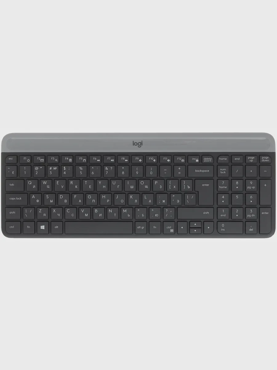 Клавиатура+мышь Logitech Slim Wireless Desktop MK470 USB — фото 3 из 11
