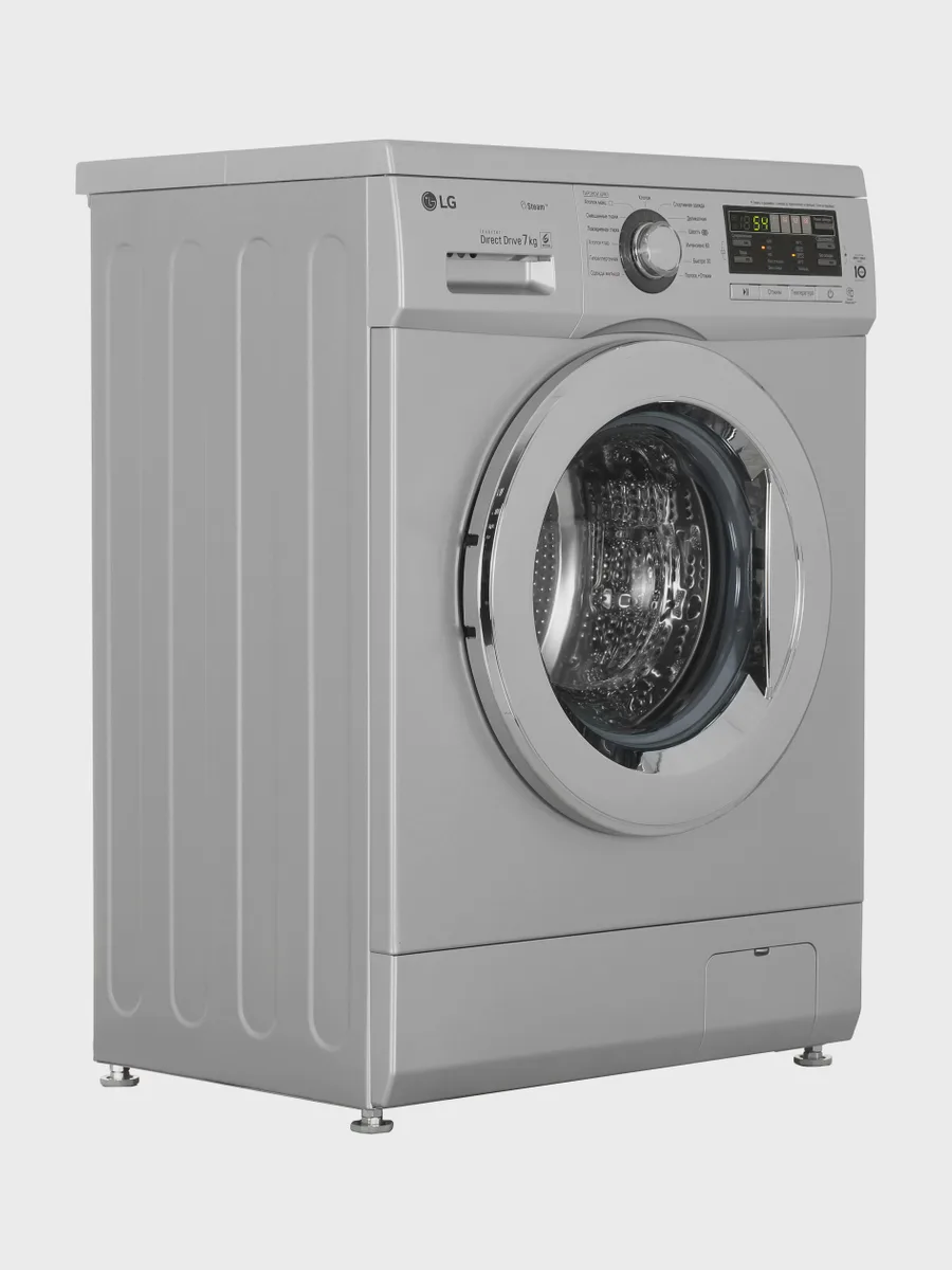 Стиральная машина LG F1296HDS4 серебристый — фото 3 из 11