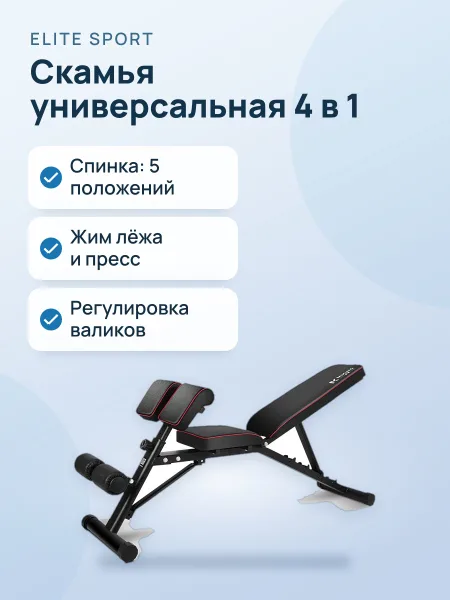 Фото товара Скамья Miking 4в1 Универсальная