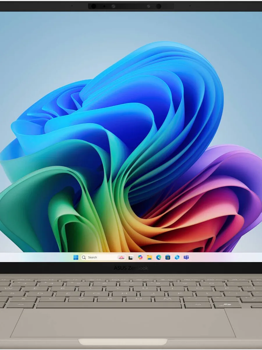 Ноутбук Asus ZenBook UX3407QA-X1P512 Snapdragon X Plus X1P-42-100 (8 ядер, до 3.4 ГГц), 16GB RAM, 512GB SSD, 14" OLED (1920x1200), Подсветка клавиатуры, Windows 11 — фото 1 из 2