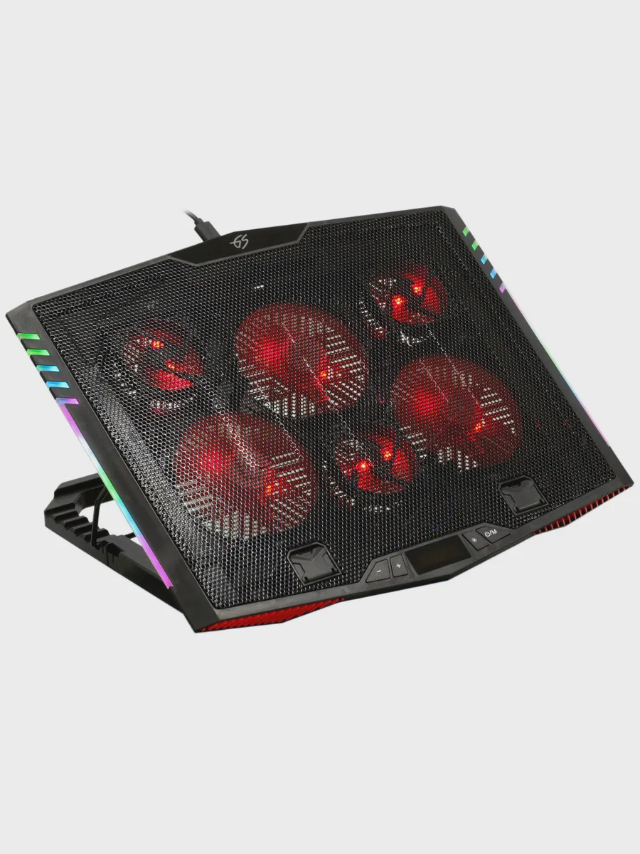 17" Охлаждающая подставка для ноутбука DEXP Gaming Series GS6-05  черный — фото 2 из 11