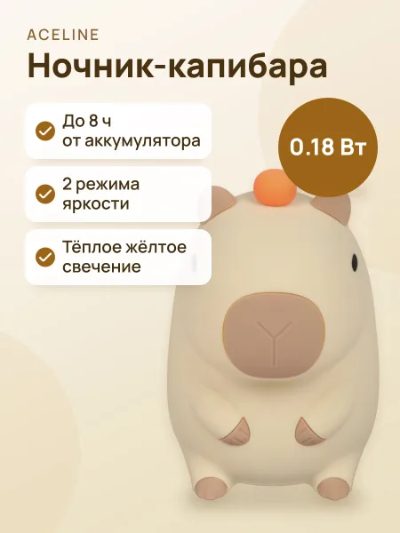 Фото товара Ночник Aceline Capybara NL-C2