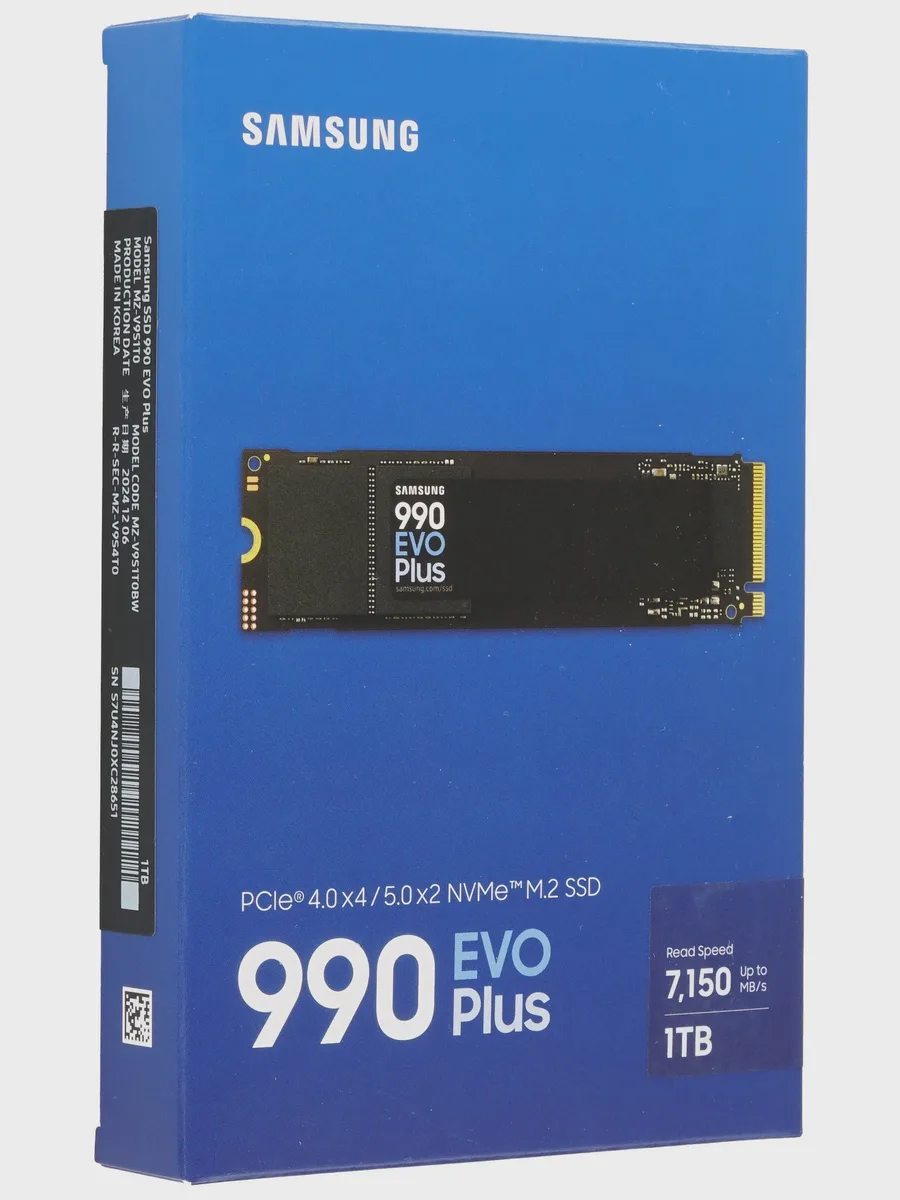 SSD M.2 накопитель Samsung 990 EVO Plus [MZ-V9S1T0BW] — фото 5 из 5