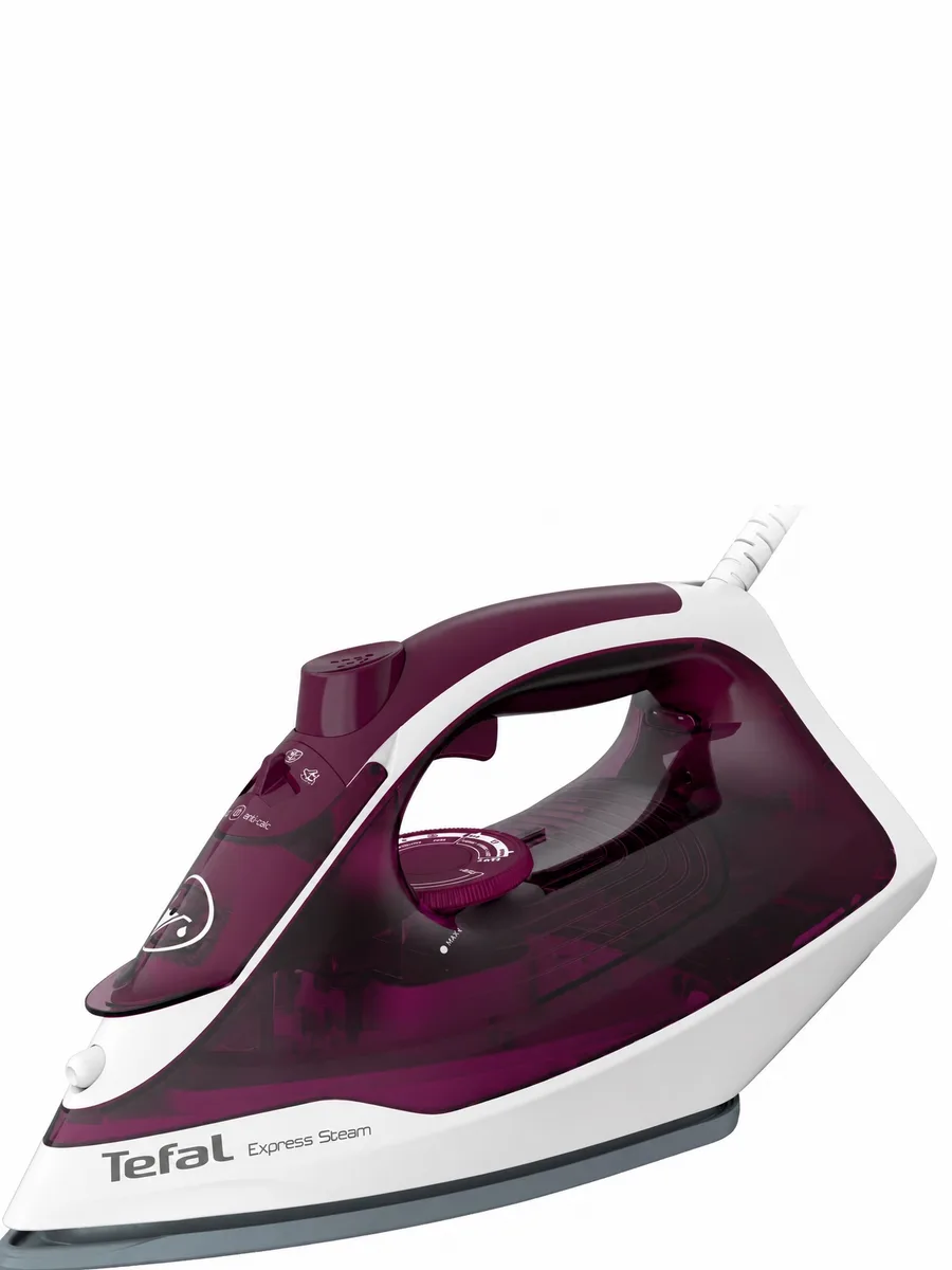 Утюг Tefal Express Steam FV2835E0 фиолетовый — фото 10 из 11