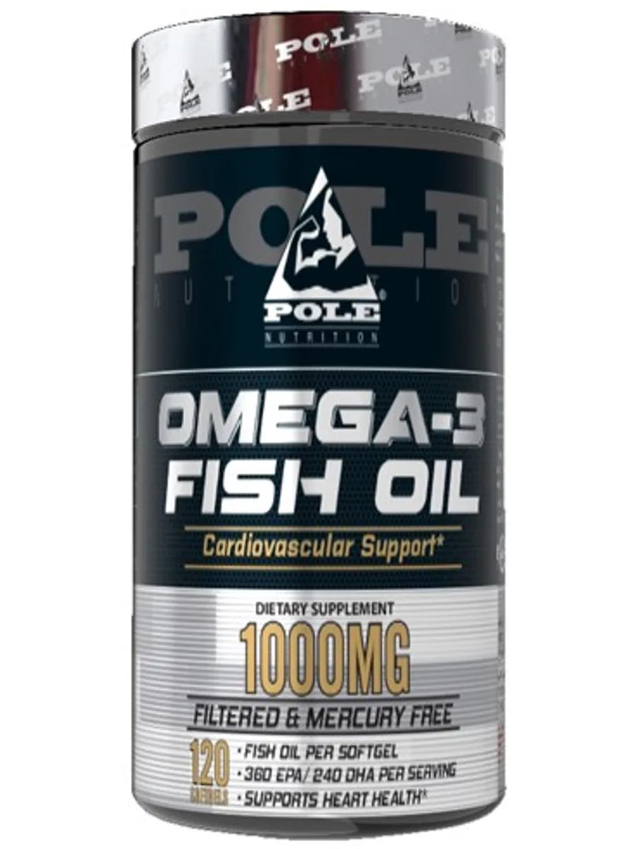 Омега 3 Pole Nutrition 120 капс. — фото 1 из 2