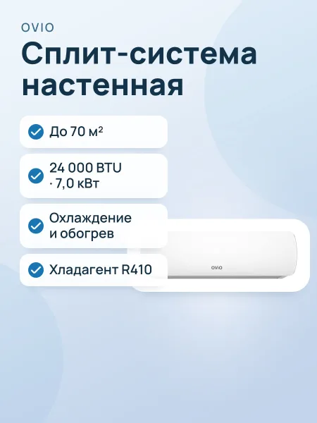 Фото товара Кондиционер: OVIO CSDE-24N1