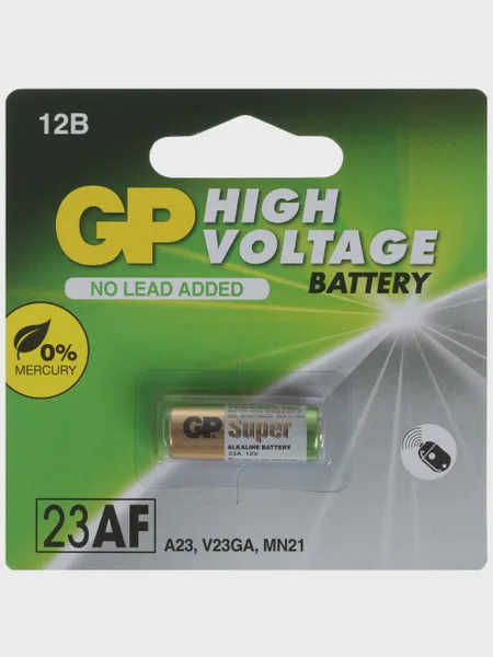 Фото товара Батарейка GP Super A23 / A23 (LR23/MN21/V23GA/LRV08) 1 шт