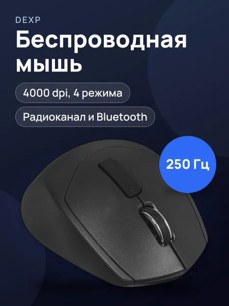 Фото товара Мышь беспроводная DEXP DMO-416A
