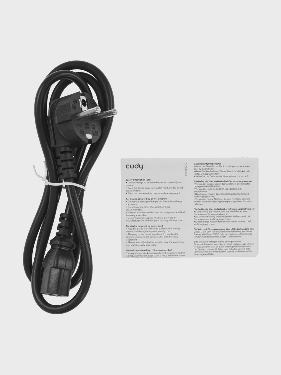 Коммутатор Cudy GS1020PS2 16 x RJ-45, 2 x SFPх1000 Мбит/сек, 100 Мбит/сек — фото 7 из 8