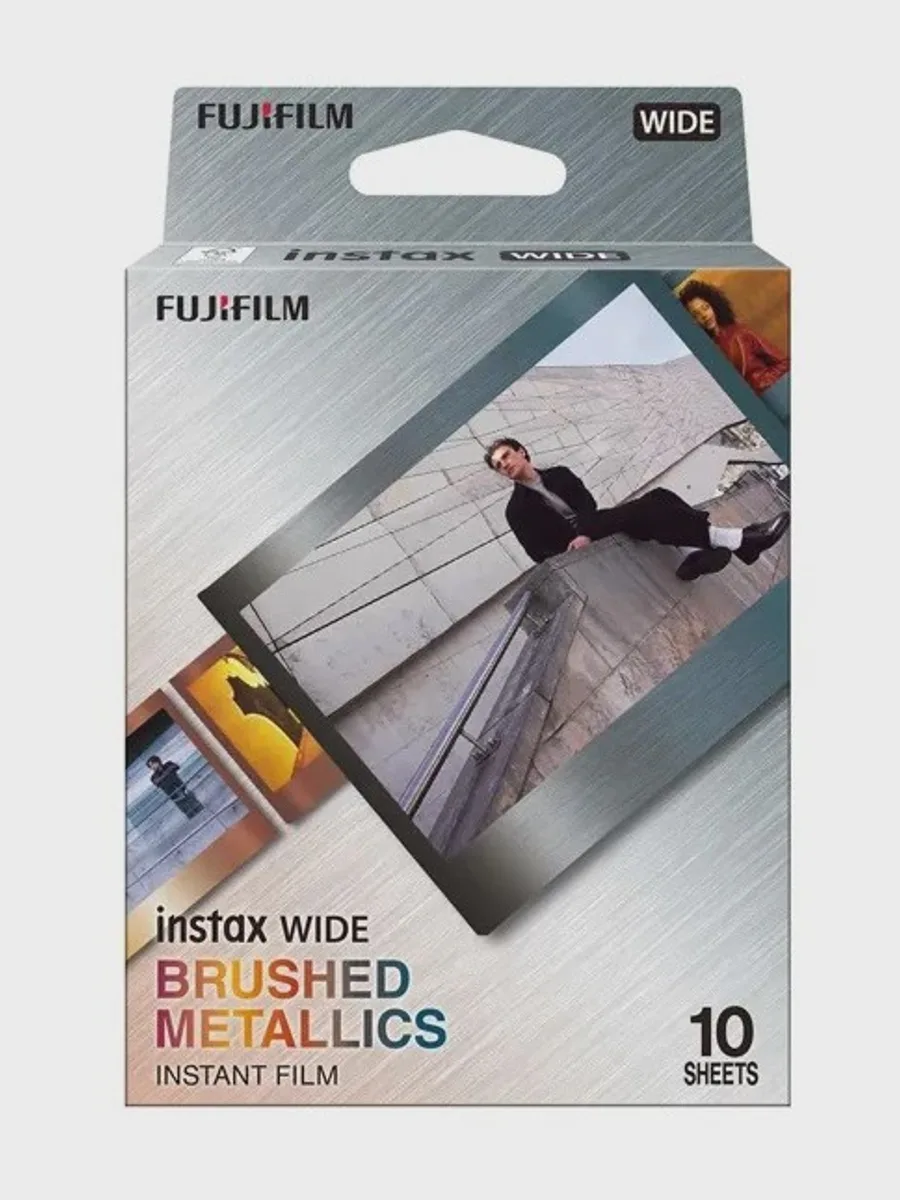 Картридж для моментальной печати Fujifilm Instax Wide Brushed Metal 10 шт. — фото 4 из 5