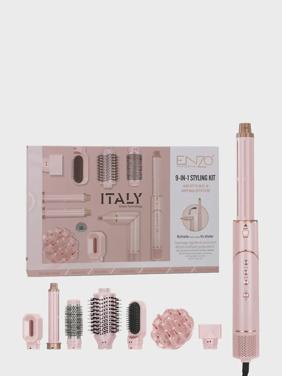Многофункциональный стайлер для волос Enzo 9-in-1 Styling Kit (модель EN-755P) — фото 2 из 2