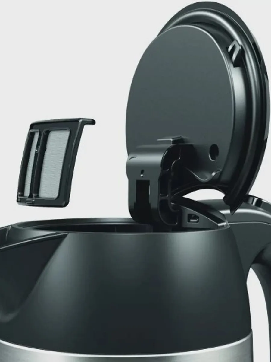 Электрочайник Bosch TWK 3P420, серебристый, 1.7 л, 2400 Вт — фото 10 из 11