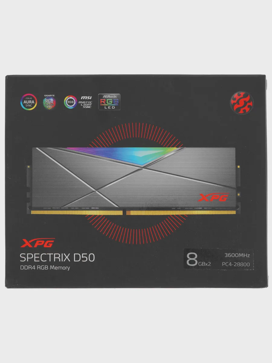 Оперативная память ADATA XPG SPECTRIX D50 RGB 16 ГБ — фото 5 из 5