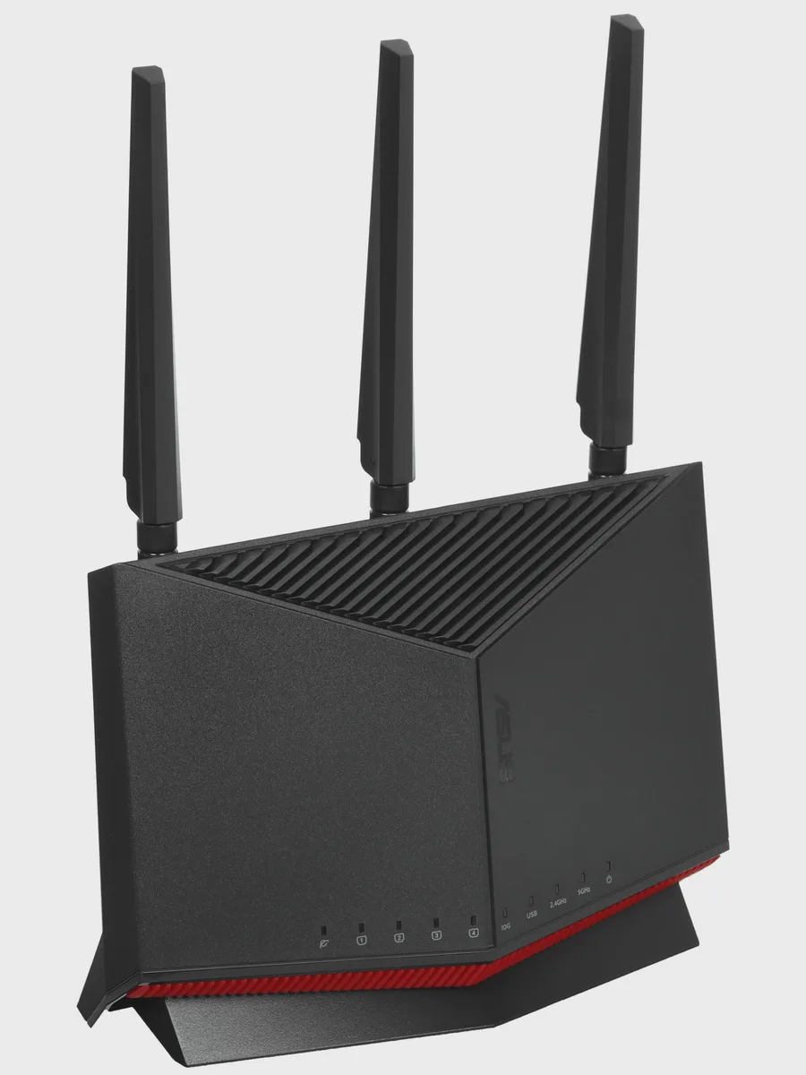 Wi-Fi-роутер ASUS RT-BE86U 3х1000 Мбит/с, 2500 Мбит/с, 10000 Мбит/с — фото 2 из 11