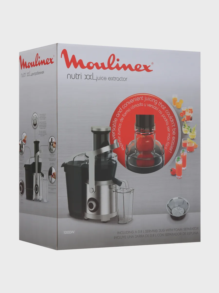 Соковыжималка электрическая Moulinex JU660D30 серебристый — фото 11 из 11