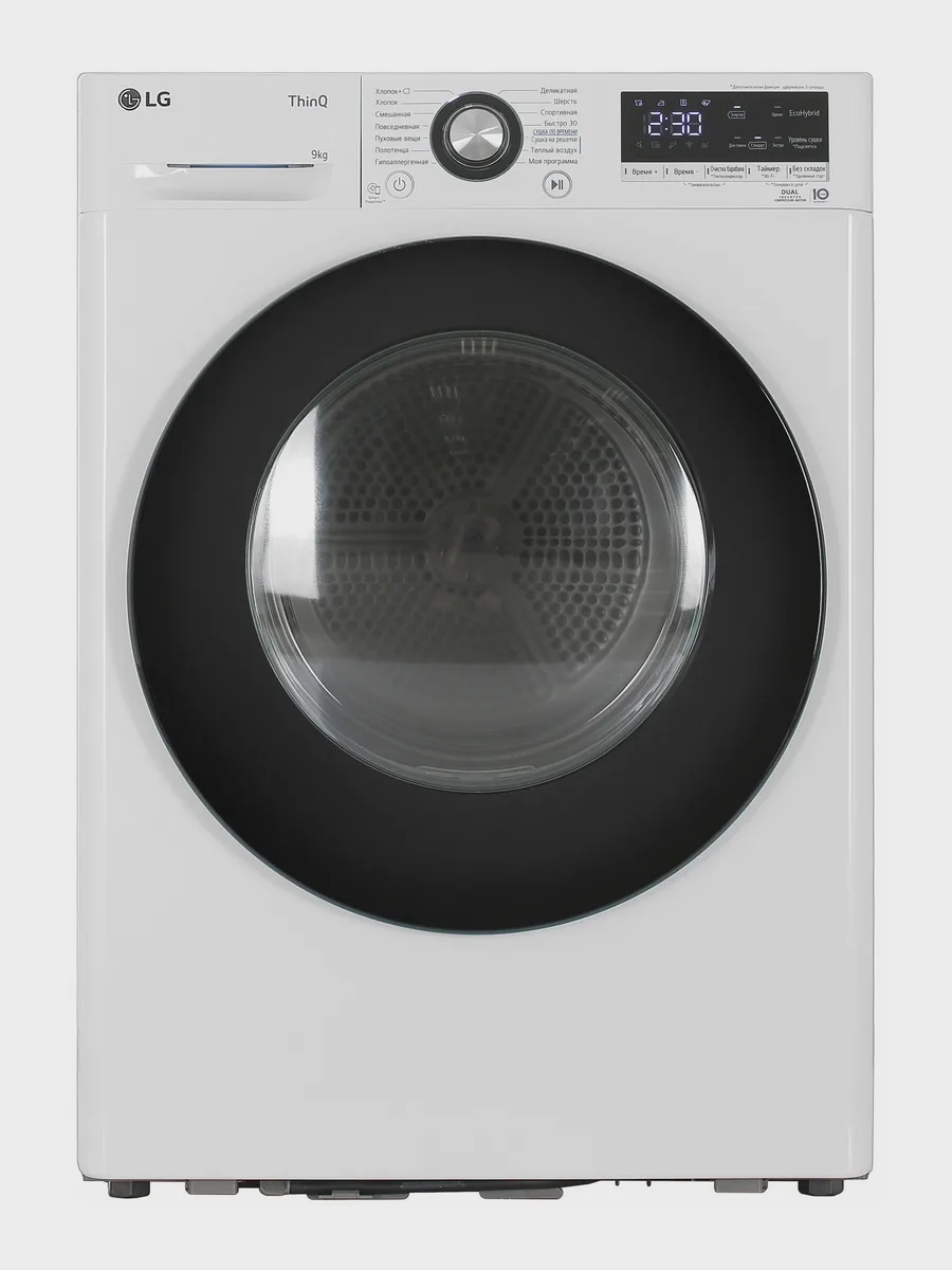 Сушильная машина LG DC90V3V6W белый — фото 2 из 11