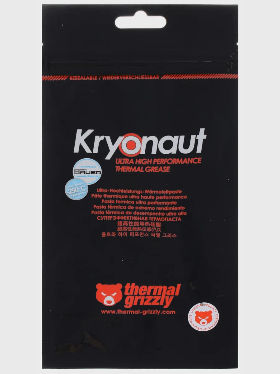 Термопаста Thermal Grizzly Kryonaut — фото 5 из 5