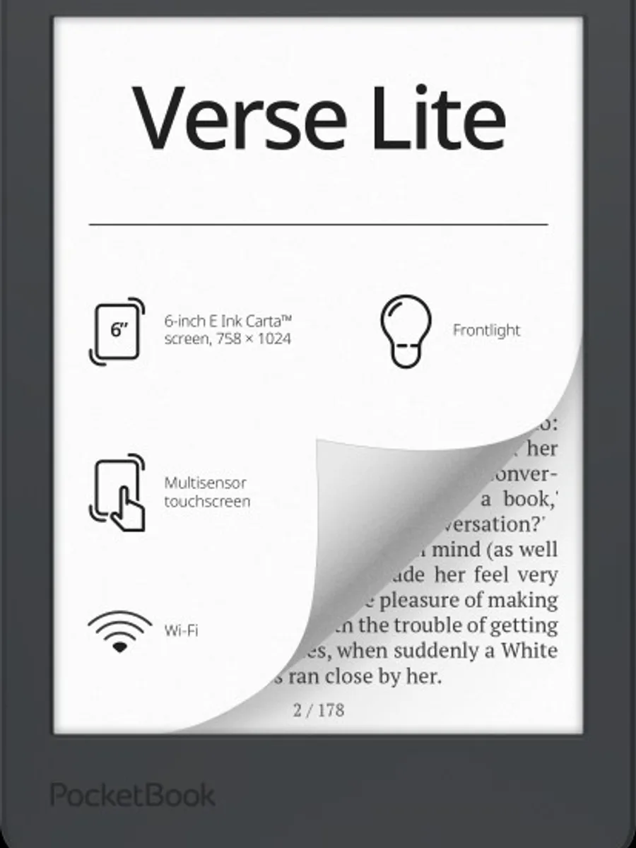 Электронная книга PocketBook 619 Verse Lite черный — фото 11 из 11